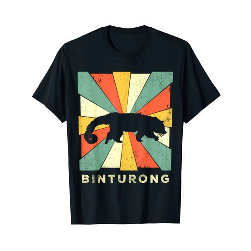 Classic Binturong Vintage Gifts Vintage Binturong Lover Retro Style Animal T-Shirt
