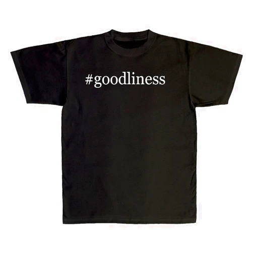 Fun Shirts Gear #goodliness - New Adult Men's Hashtag T-Shirt