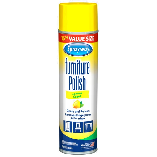 Sprayway Furniture Polish, Fl Oz, 16 Ounce