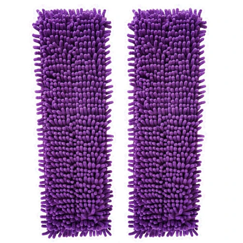 AmaVins 2 Pack Pet System Microfiber Sweeping Pad for Bona Mops, Reusable Pet Replacement Mop Pad for Multi-Surface Floors, 18 Inch Washable Cleaning & Dusting Pads, Attracts & Picks Up Pet Hair