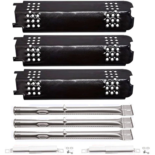 Criditpid Grill Replacement Parts for Charbroil Gas2Coal 463340516 463370516 463370519 463278419 463336818 463278418 Grill Models. Grill Burners, Heat Plate Shields, Crossover Tubes.