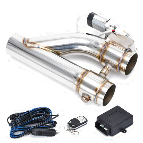 PQY Universal 2.5 Inch Stainless Steel Exhaust Pipe Kit