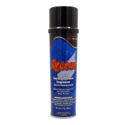 Quest Specialty Rescue Foaming Soy/d-Limonene Degreaser, 20 oz. can, 1 count,Blue,2090-1