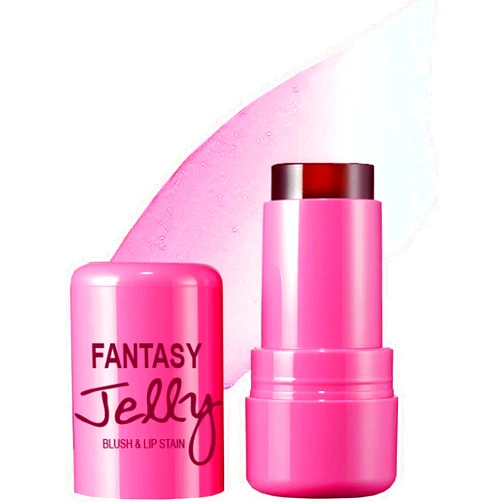 NexMe Milk Jelly Blush,Blush Milk Cooling Water Jelly Tint,Milk Blush Lip and Cheek Makeup Stick,Sheer Lip & Cheek Stain,Buildable Watercolor Finish,Vegan,Cruelty Free(04# BERRY)