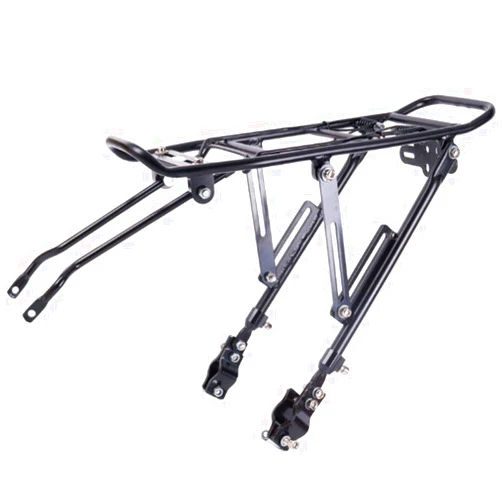 Generies Biking Universal Adjustable Bike High Capacity Cargo Rack Cycling Equipment Stand Footstock Bicycle Luggage Carrier Racks