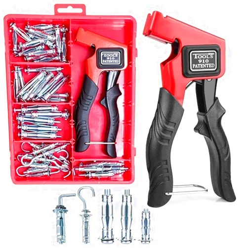 T.K.Excellent T. K. Excellent Heavy Duty Metal Setting Tool, Paick Hollow Wall Metal Cavity Anchor Plasterboard Fixing