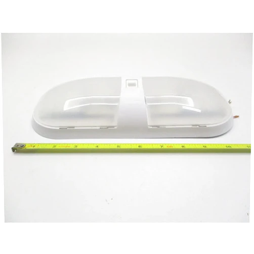 Command Electronics Double White LED Motorhome RV Bus Trailer Utility Dome Light/On Off Switch