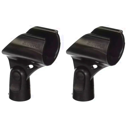 Shure WA371 Microphone Clip for all Shure Wireless Handheld Transmitters (Pack of 2)