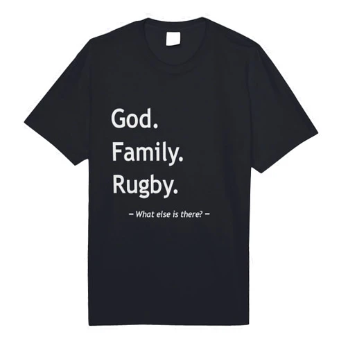 Rugby By Design Tee Company Christian Faith Christianity God Family Rugby Player Comfort Colors Adult Heavyweight T-Shirt
