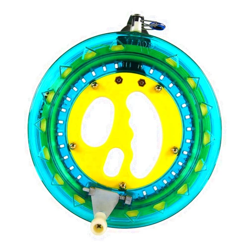Mint's Colorful Life Kite String Reel Winder 7inches Dia with 600 ft Line (60 lbs) for Kids Teens and Women