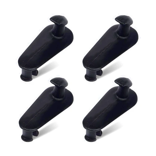 Jokormo 4 PCS Car Floor Mat Clips, 1.85In x 0.51In x 0.71In Waterproof Durable Vehicle Cargo Fastener, Universal T117 Automotive Cargo Mat Clip Accessories for Truck SUV Car (Black)