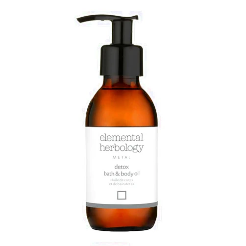 Elemental Herbology Detox Bath & Body Oil 5.0 fl oz – Invigorating Aromatherapy Oil with Rosemary, Grapefruit & Juniper Berry – Stimulates Circulation, Promotes Detox & Refreshes Mind and Body