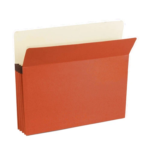 Blue Summit Supplies Blue Summit Expanding File Pockets, Letter Size, 3.5” Expansion, Redrope – 10 Folders