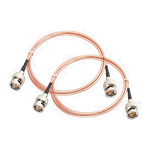 Superbat 3G HD SDI Cable BNC Cable 3ft 100cm 75 ohm for Cameras BMCC Video Equipment Supports HD-SDI 3G-SDI 4K 8K SDI Video Cable (Straight,2Pcs)