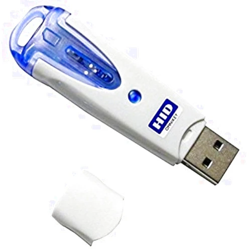 HID Omnikey 6121 Mobile USB Smart Card Reader (R61210320-2) for Sim-Sized Smart Cards