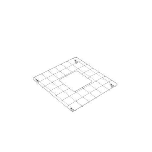BOCCHI Stainless Steel 33D in. 1139 Farmhouse Apron Front Fireclay Double Bowl Kitchen Sink Grid