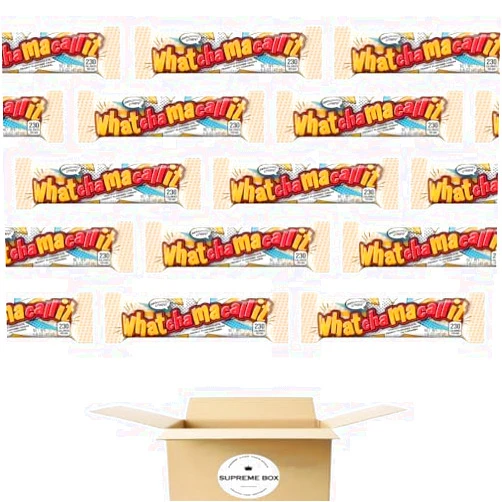 SUPREME BOX WHATCHAMACALLIT Chocolate Peanut Flavored Crisps and Caramel Candy, Individually pack - Pack of 1 LB