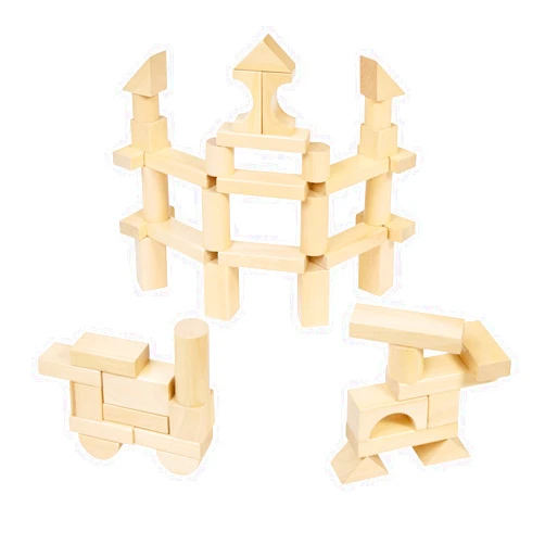 Excellerations Wooden Building Blocks - Set of 50