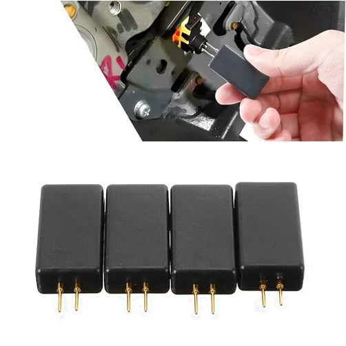 Dogary 4 PCS Car SRS Simulator Tester, Plug and Play SRS Simulator Repair Testing Instrument, Inspection Fault Finding Maintenance and Repair Tool, Universal Car Diagnostic Device Accessory (Black)