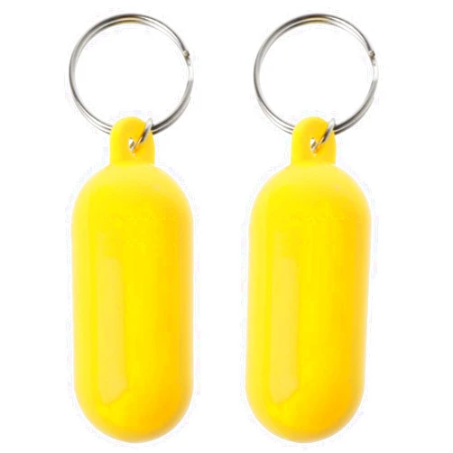 Generic Uncles 2 Pieces Floating Keychain Pills-Shape Float Key Rings for Boat Sailings Kayak Surfing Water Sports Floating Key Chain