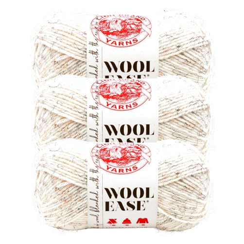 Lion Brand Yarn (3 Pack) Lion Brand Yarn Wool-Ease Yarn, Wheat