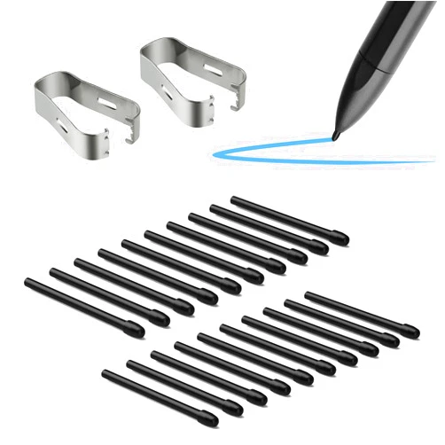Granarbol 20PCS Replacement Marker Pen Tips for Remarkable 1/2 Stylus Marker Pen Plus,Soft Remarkable 2 Pen Tips, Pencil Nibs with Tool (Black)