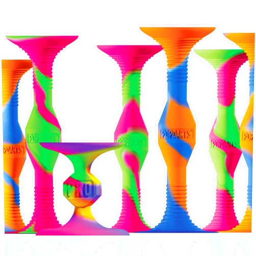 Popdarts PRO Pack Game Set (Neon) - Indoor, Outdoor Suction Cup Throwing Game - Competition with a POP
