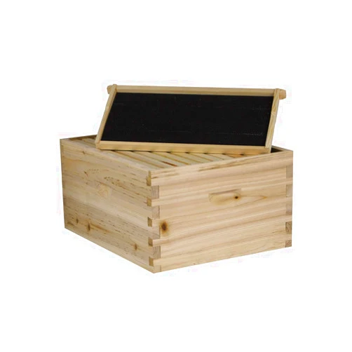 NuBee Hive NuBee 10 Frame Deep Brood Box with Frames & Foundations (Unassembled)