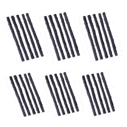 Skdorpfm Proudsun 30PCS Tire Repair Kit Rubber Tire Plugs Strings Tire Puncture Repair Tool for Car Automobile UTV ATV Bike(Black)