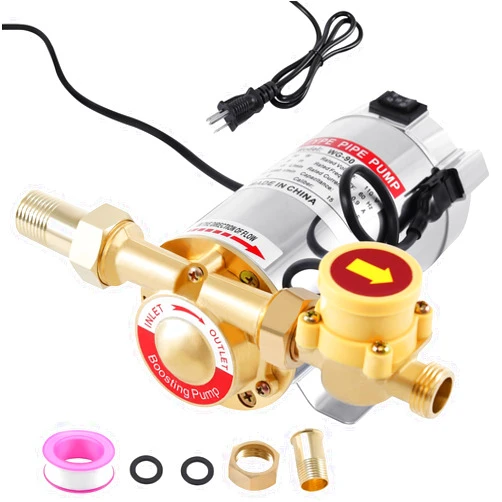 SAMGER S Samger Water Pressure Booster Pump, 110V 90W 243GPH 15PSI Home Water Pump with Automatic Water Flow Switch, Boosting Pumps for Household Shower Kitchen Bathroom Irrigation