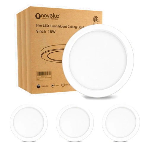 NOVELUX 9 inch LED Ceiling Light Flush Mount, Ultra Slim 0.63