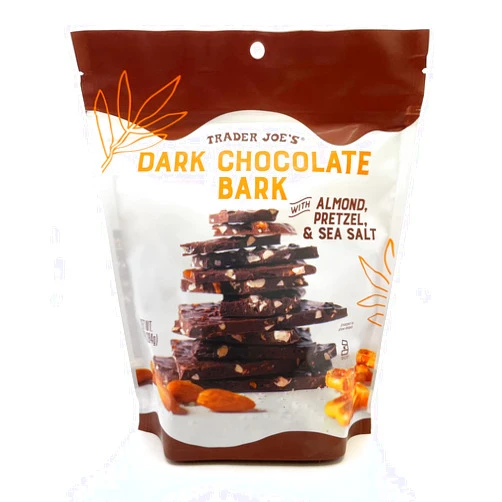 Generic Trader Joe’s Dark Chocolate Bark with Almond, Pretzel & Sea Salt 10 Oz – (Pack of 1)