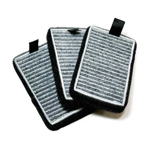 Nispira DSTx 2.0 Air Purifier Carbon HEPA Filter Replacement | Compatible with Clarifion Plug in Air Ionizer | Remove Smoke, Pet Dander, Odor | Pack of 3