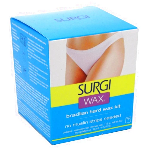 Surgiwax Surgi Wax Brazilian Hard Wax Kit For Private Parts 4 Ounce (118ml) (6 Pack)