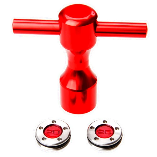 MUXSAM 2Pcs Golf Custom Weights Wrench Tool Kit, Golf Weight Screw 5-Prong Wrench, Compatible with Titleist Scotty Cameron California Newport Putter(20g)