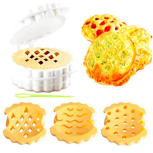 NOVMPAQ 3-in-1 Dough Presser Pocket Pie Molds, Party Potluck Hand Pie Molds, Hand Pie Molds, Apple, Pumpkin And Acorn Shapes