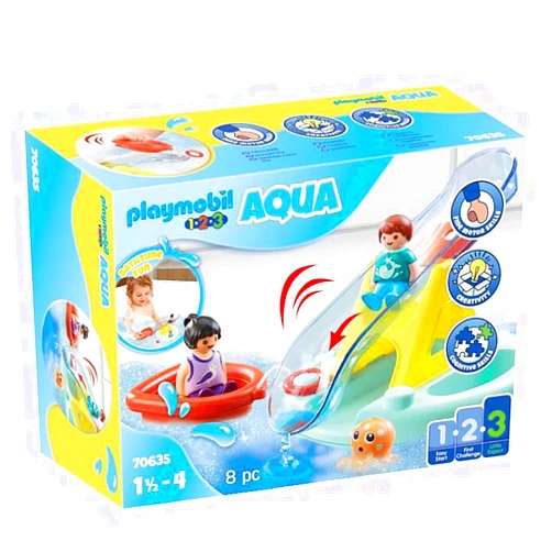 Playmobil 1.2.3 Aqua Water Seesaw with Boat