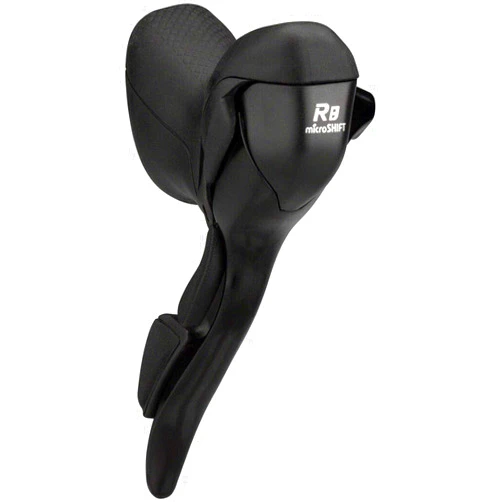 microSHIFT | R8 Drop Bar Shift Lever Set | 3 x 8-Speed | Shimano Compatible