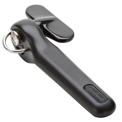 GoodCook Good Cook Can Opener, Safe Cut Manual Can Opener, no Sharp Can Edges, Black