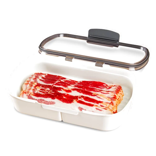 Progressive International Prepworks Deli ProKeeper Air Tight Silicone Sealed Food Storage Container with Clear Dry Erase Compatible Lid, 11.75 Inches Long