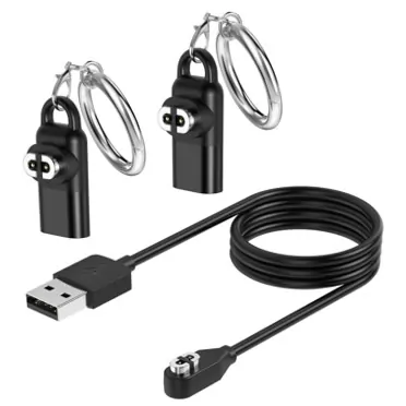 Klipdasse Charging Cable for AfterShokz Aeropex AS800/OpenComm/Shokz OpenRun/OpenRun Pro/OpenRun Mini/OpenRun Pro Mini with 2 Pack Type C Adapter, 3.3ft Replacement Charger Cable Cord for AfterShokz Headphones
