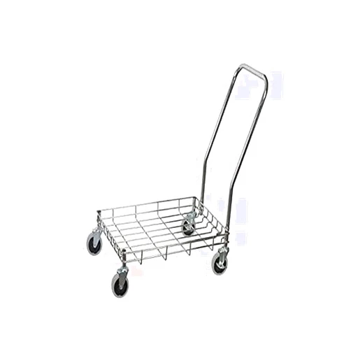 Winco DWR-2617, 27'' х 18'' Stainless Steel Wire Dough Box Dolly, Cart Food Storage