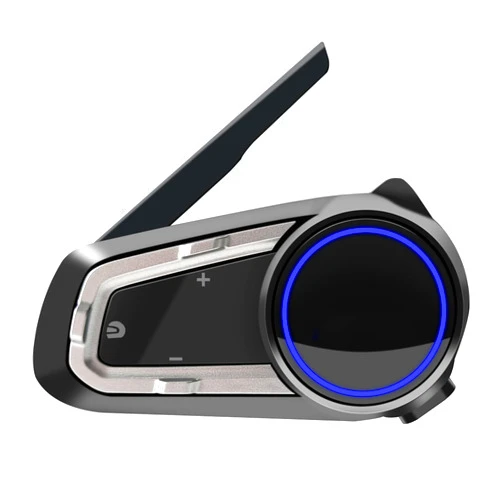 ELIKIDSTO Motorcycle Helmet Bluetooth Headset Intercom,10 Riders 2000 Meters Intercom with HiFi Sound,Noise Reduction,800mAh Battery,Helmet Bluetooth Headset Speakers,Music Share,Waterproof,Hand Free,Easy Use
