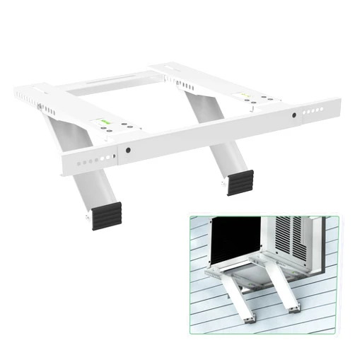 Memrita Air Conditioner Support Bracket No Drilling, AC Window Bracket, Fitting Single or Double Hung Windows, Heavy Duty Steel, Holds Up to 200 Ibs