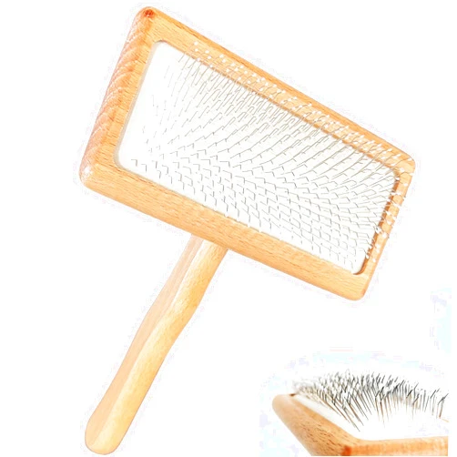 Fokauiwo Dog Slicker Brush for Shedding and Grooming, Pet Deshedding Brush with Rounded Tips&Air-Cushion for Dogs & Cats, Undercoat & Dematting Tool for Long/Short Hair Pets