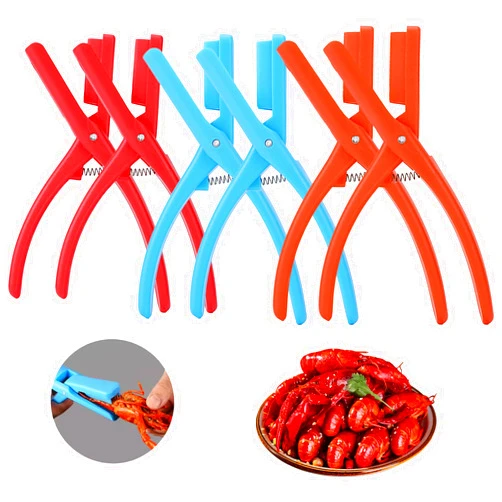 LinzdGem 6PCS Crawfish Peeler, Crawfish Shucker,Crawfish Sheller Tool,Crawfish Tail Shucker, Crawfish Peeler Tool for Protecting Nails And Keeping Fingers Clean