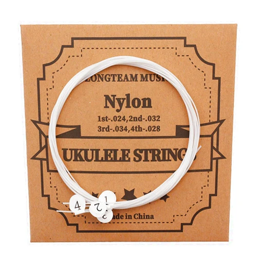 Generic Uncles Universal Ukulele Strings Set,4 Piece Clear Nylon Strings Replacement Parts Accessories for Ukulele