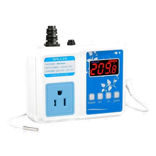 WILLHI WH1436A 10A Temperature Controller 110V Digital Thermostat Switch Sous Vide Controller NTC 10K Sensor Improved Version