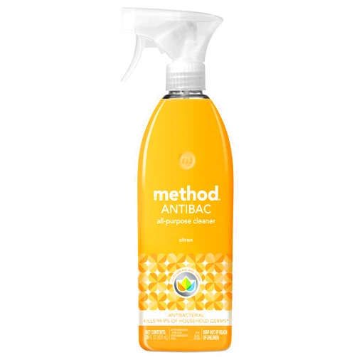 Method Antibacterial All-Purpose Cleaner Spray, Citron, Kills 99.9% of Household Germs, 28 Fl Oz