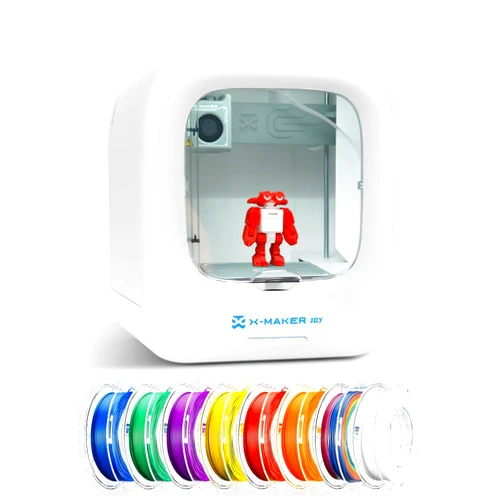 AOSEED 3D Printer for Kids, Beginner 3D Printer with 8 PLA Filament Set, Huge Toy Library & Modify, Wi-Fi & App Control, Create STEM Toys, High Precision 3D Printer W/ 15+ Mini 3D Design Module, X-Maker Joy